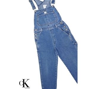 **SOLD** -  VINTAGE CALVIN KLEIN Denim Overalls